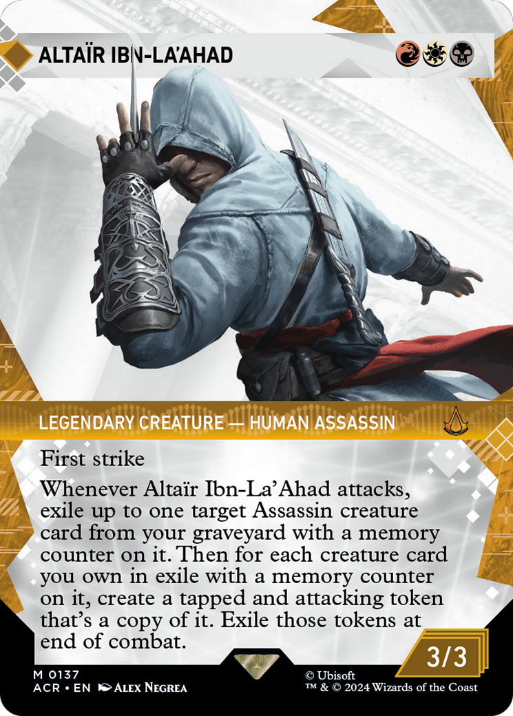 Altair Ibn-La'Ahad (Showcase) [Assassin's Creed] MTG Single Magic: The Gathering | Red Claw Gaming