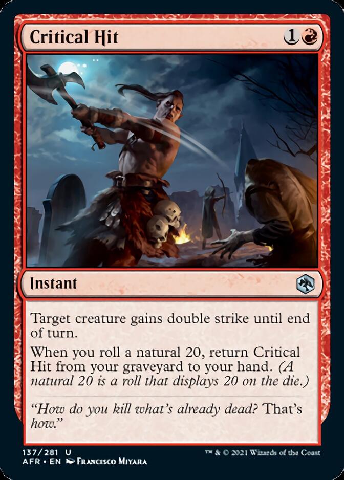 Critical Hit [Dungeons & Dragons: Adventures in the Forgotten Realms] MTG Single Magic: The Gathering | Red Claw Gaming
