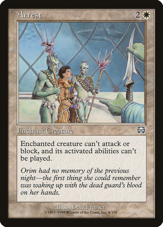 Arrest [Mercadian Masques] MTG Single Magic: The Gathering | Red Claw Gaming