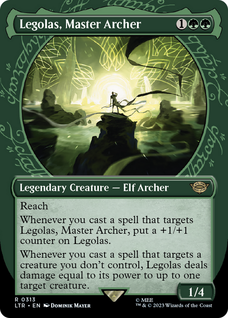 Legolas, Master Archer (Showcase Ring Frame) [The Lord of the Rings: Tales of Middle-Earth] MTG Single Magic: The Gathering | Red Claw Gaming