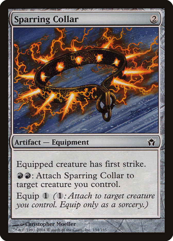 Sparring Collar [Fifth Dawn] MTG Single Magic: The Gathering | Red Claw Gaming