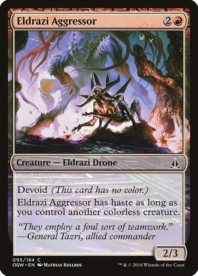 Eldrazi Aggressor [Oath of the Gatewatch] MTG Single Magic: The Gathering | Red Claw Gaming