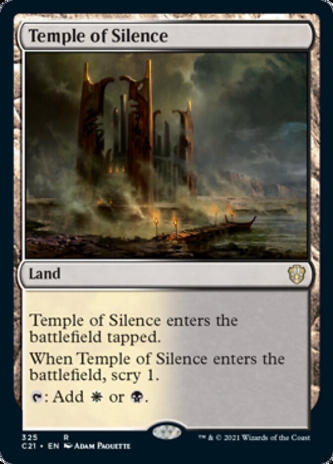 Temple of Silence [Commander 2021] MTG Single Magic: The Gathering | Red Claw Gaming
