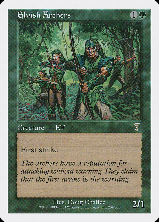 Elvish Archers [Seventh Edition] MTG Single Magic: The Gathering | Red Claw Gaming