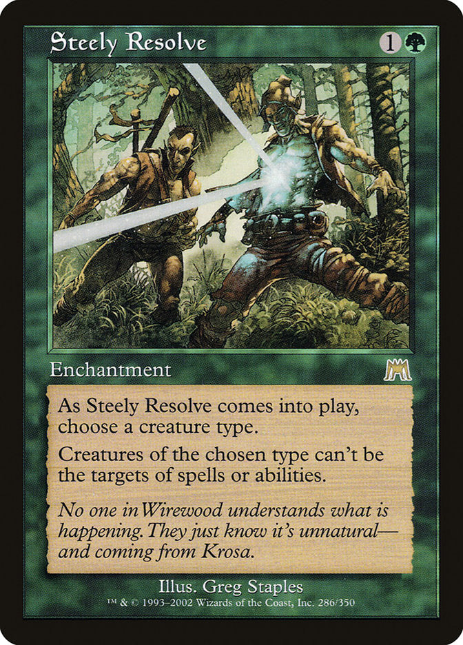 Steely Resolve [Onslaught] MTG Single Magic: The Gathering | Red Claw Gaming