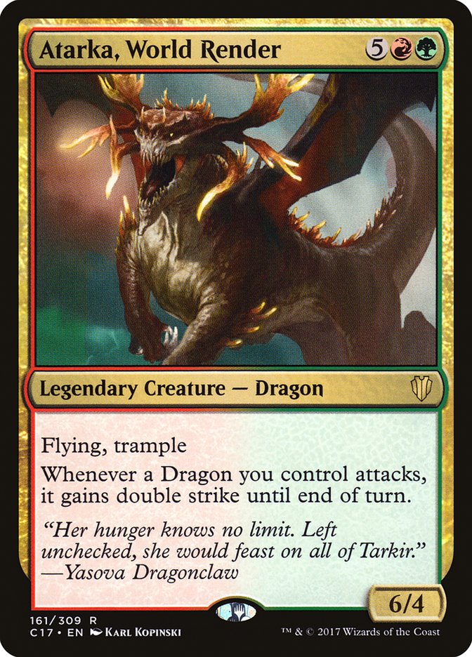 Atarka, World Render [Commander 2017] MTG Single Magic: The Gathering | Red Claw Gaming