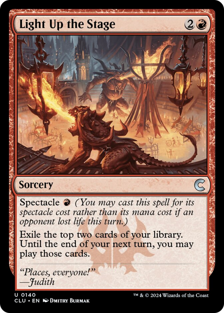 Light Up the Stage [Ravnica: Clue Edition] MTG Single Magic: The Gathering | Red Claw Gaming