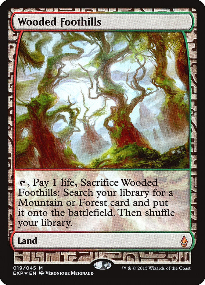 Wooded Foothills [Zendikar Expeditions] MTG Single Magic: The Gathering | Red Claw Gaming