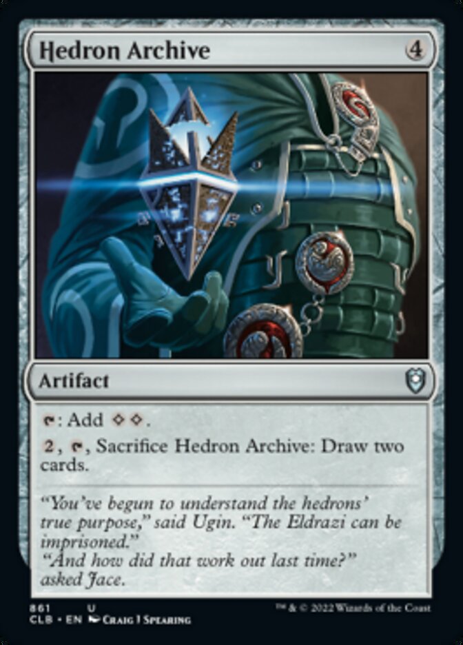 Hedron Archive [Commander Legends: Battle for Baldur's Gate] MTG Single Magic: The Gathering | Red Claw Gaming