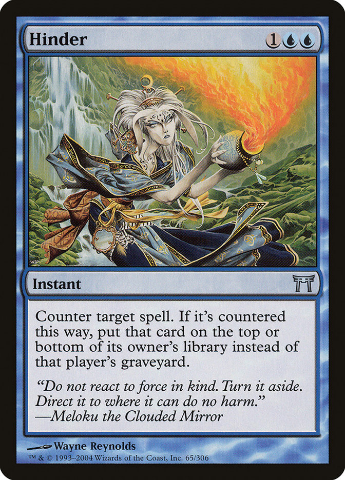 Hinder [Champions of Kamigawa] MTG Single Magic: The Gathering | Red Claw Gaming
