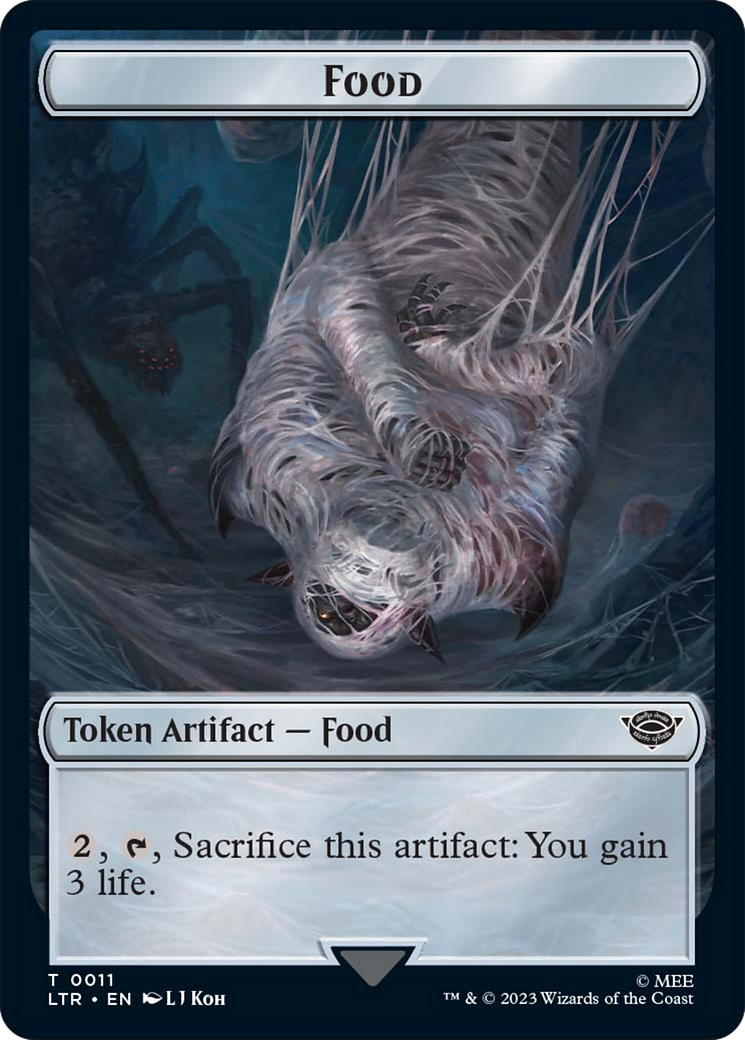 Food (11) // Spirit Double-Sided Token [The Lord of the Rings: Tales of Middle-Earth Tokens] MTG Single Magic: The Gathering | Red Claw Gaming