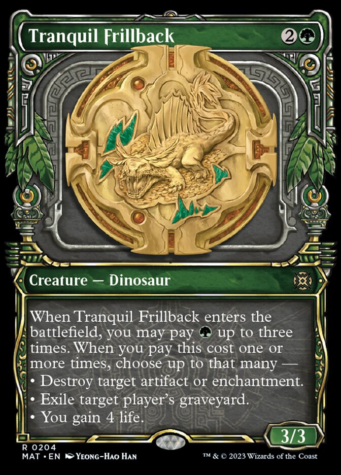 Tranquil Frillback (Showcase Halo Foil) [March of the Machine: The Aftermath] MTG Single Magic: The Gathering | Red Claw Gaming