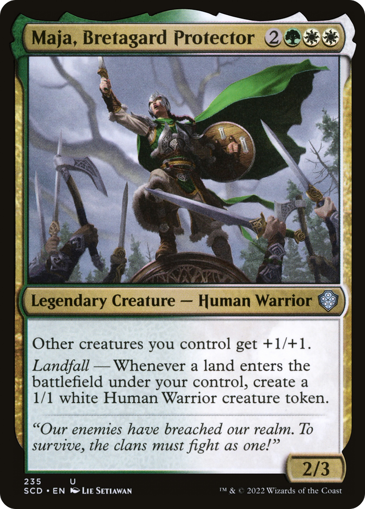 Maja, Bretagard Protector [Starter Commander Decks] MTG Single Magic: The Gathering | Red Claw Gaming