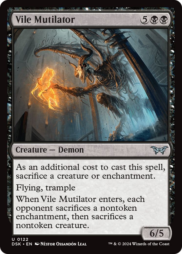 Vile Mutilator [Duskmourn: House of Horror] MTG Single Magic: The Gathering | Red Claw Gaming