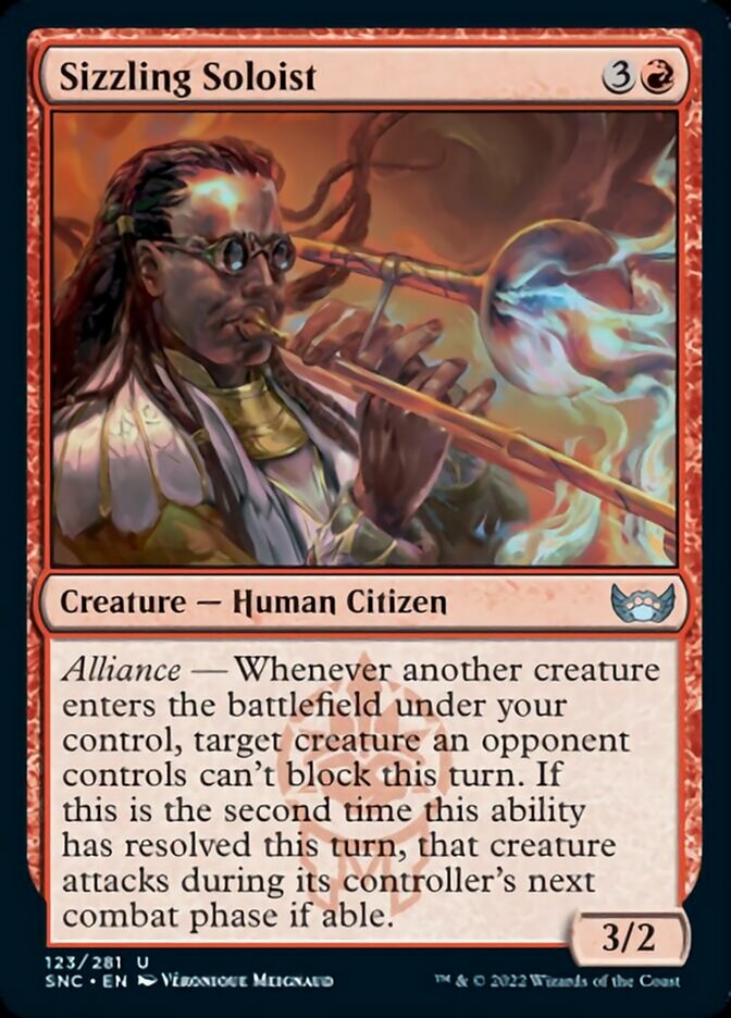 Sizzling Soloist [Streets of New Capenna] MTG Single Magic: The Gathering | Red Claw Gaming