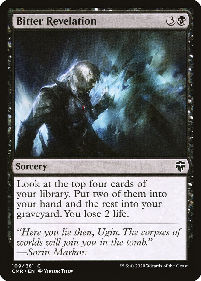 Bitter Revelation [Commander Legends] MTG Single Magic: The Gathering | Red Claw Gaming
