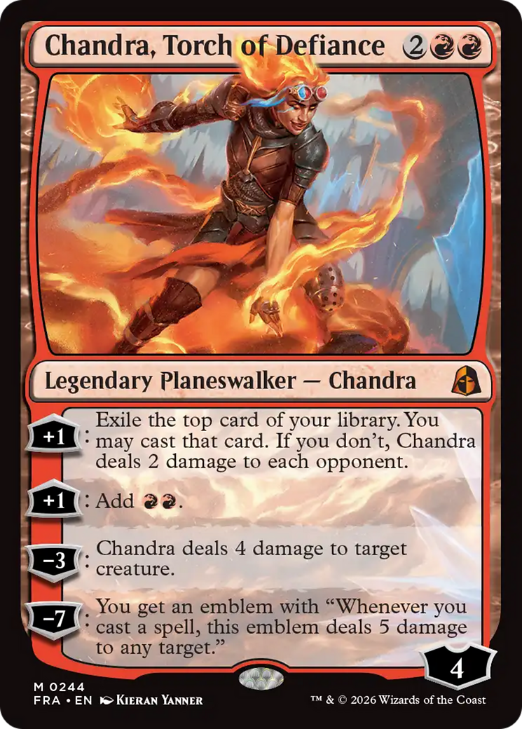 Chandra, Torch of Defiance [Reality Fracture] MTG Single Magic: The Gathering | Red Claw Gaming