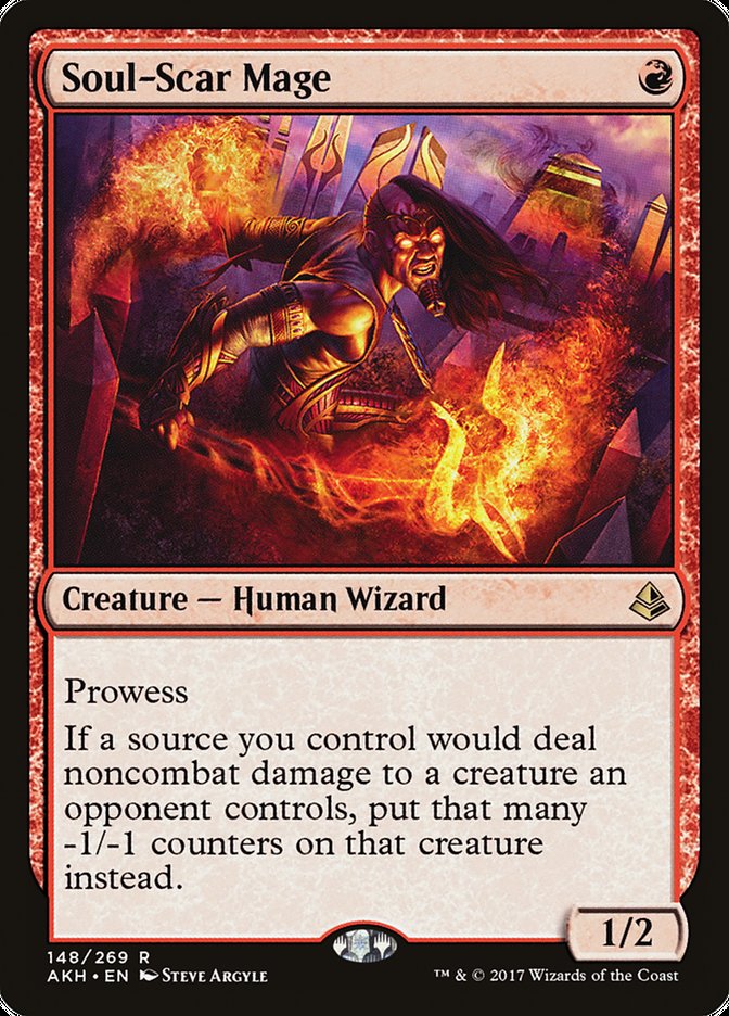 Soul-Scar Mage [Amonkhet] MTG Single Magic: The Gathering | Red Claw Gaming