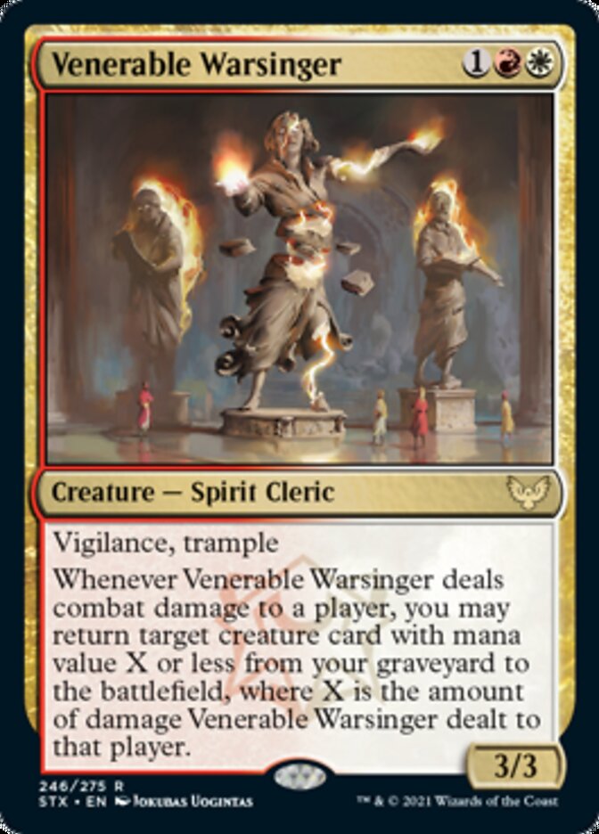 Venerable Warsinger [Strixhaven: School of Mages] MTG Single Magic: The Gathering | Red Claw Gaming