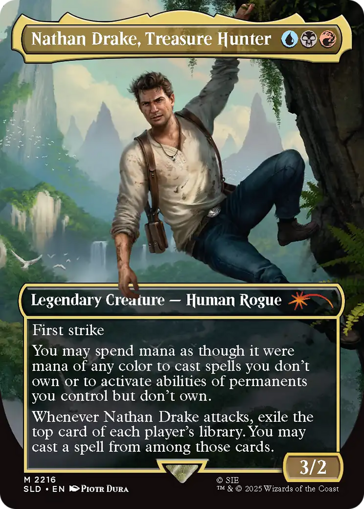 Nathan Drake, Treasure Hunter [Secret Lair Drop Series] MTG Single Magic: The Gathering | Red Claw Gaming