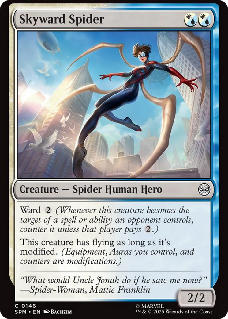 Skyward Spider [Marvel's Spider-Man] MTG Single Magic: The Gathering | Red Claw Gaming