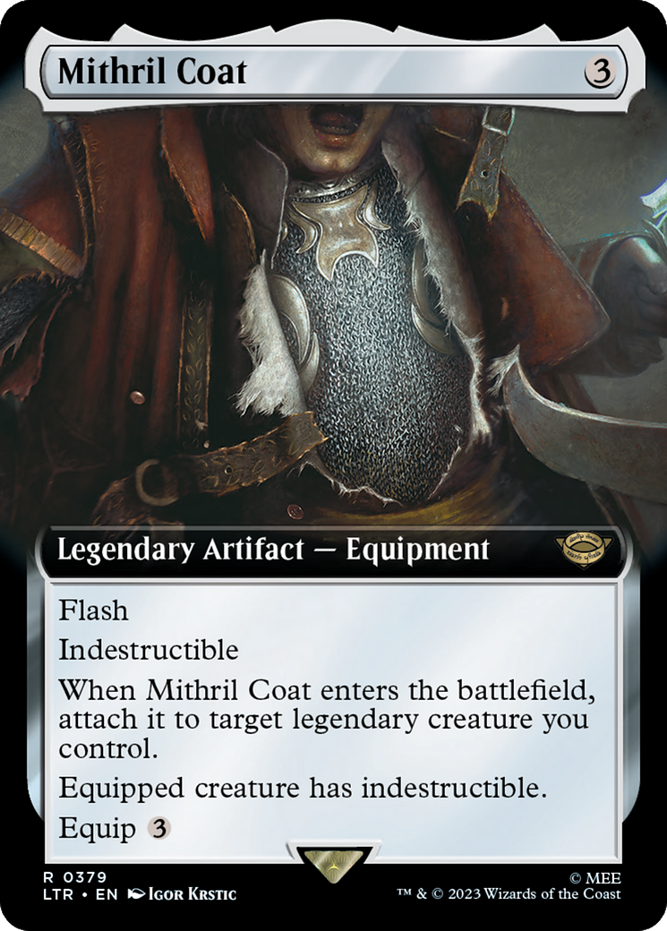 Mithril Coat (Extended Art) [The Lord of the Rings: Tales of Middle-Earth] MTG Single Magic: The Gathering | Red Claw Gaming
