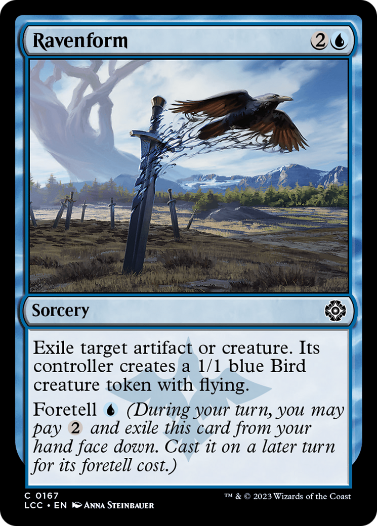 Ravenform [The Lost Caverns of Ixalan Commander] MTG Single Magic: The Gathering | Red Claw Gaming