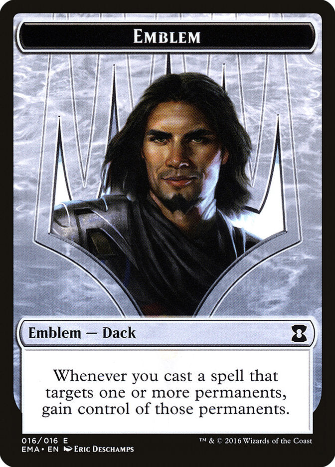 Dack Fayden Emblem [Eternal Masters Tokens] MTG Single Magic: The Gathering | Red Claw Gaming