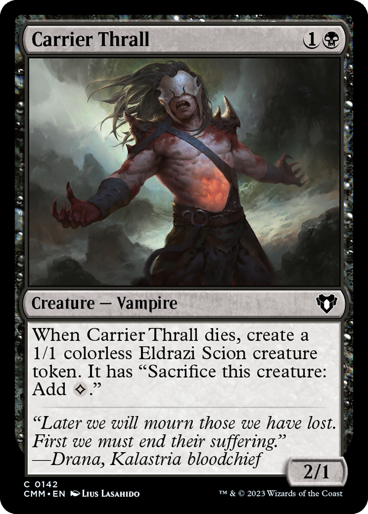 Carrier Thrall [Commander Masters] MTG Single Magic: The Gathering | Red Claw Gaming