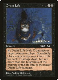 Drain Life (Oversized) [Oversize Cards] MTG Single Magic: The Gathering | Red Claw Gaming
