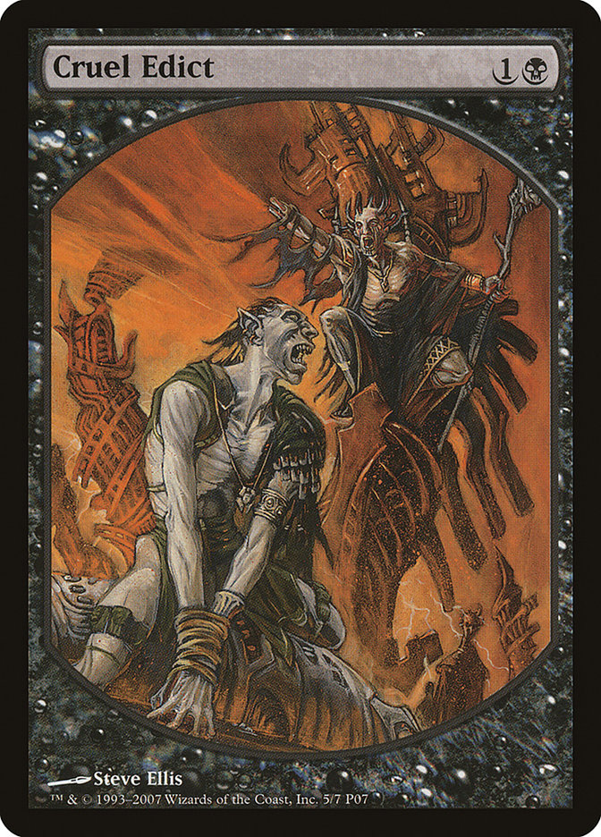 Cruel Edict [Magic Player Rewards 2007] MTG Single Magic: The Gathering | Red Claw Gaming