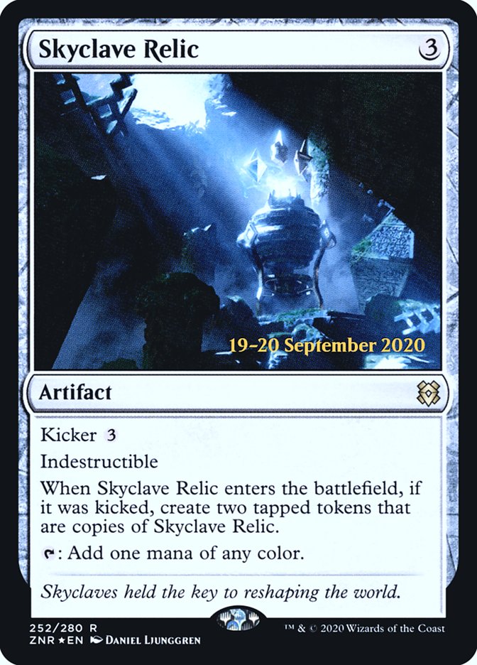Skyclave Relic [Zendikar Rising Prerelease Promos] MTG Single Magic: The Gathering | Red Claw Gaming