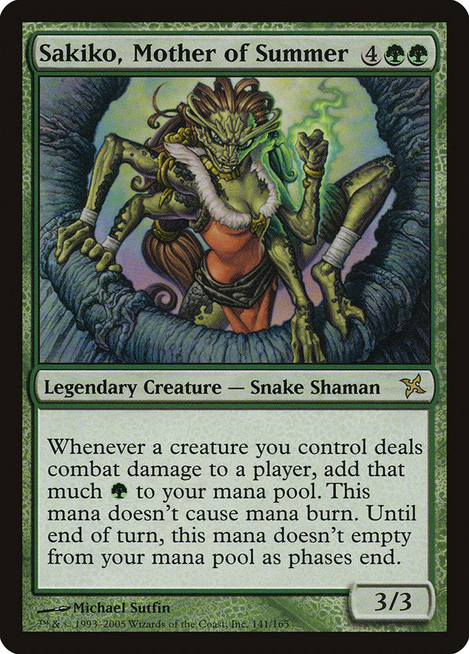Sakiko, Mother of Summer [Betrayers of Kamigawa] MTG Single Magic: The Gathering | Red Claw Gaming