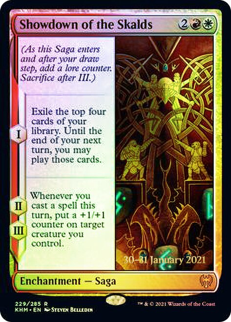 Showdown of the Skalds [Kaldheim Prerelease Promos] MTG Single Magic: The Gathering | Red Claw Gaming