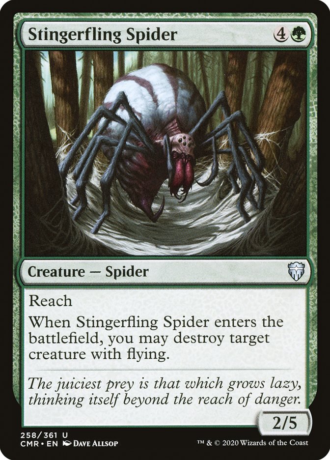 Stingerfling Spider [Commander Legends] MTG Single Magic: The Gathering | Red Claw Gaming