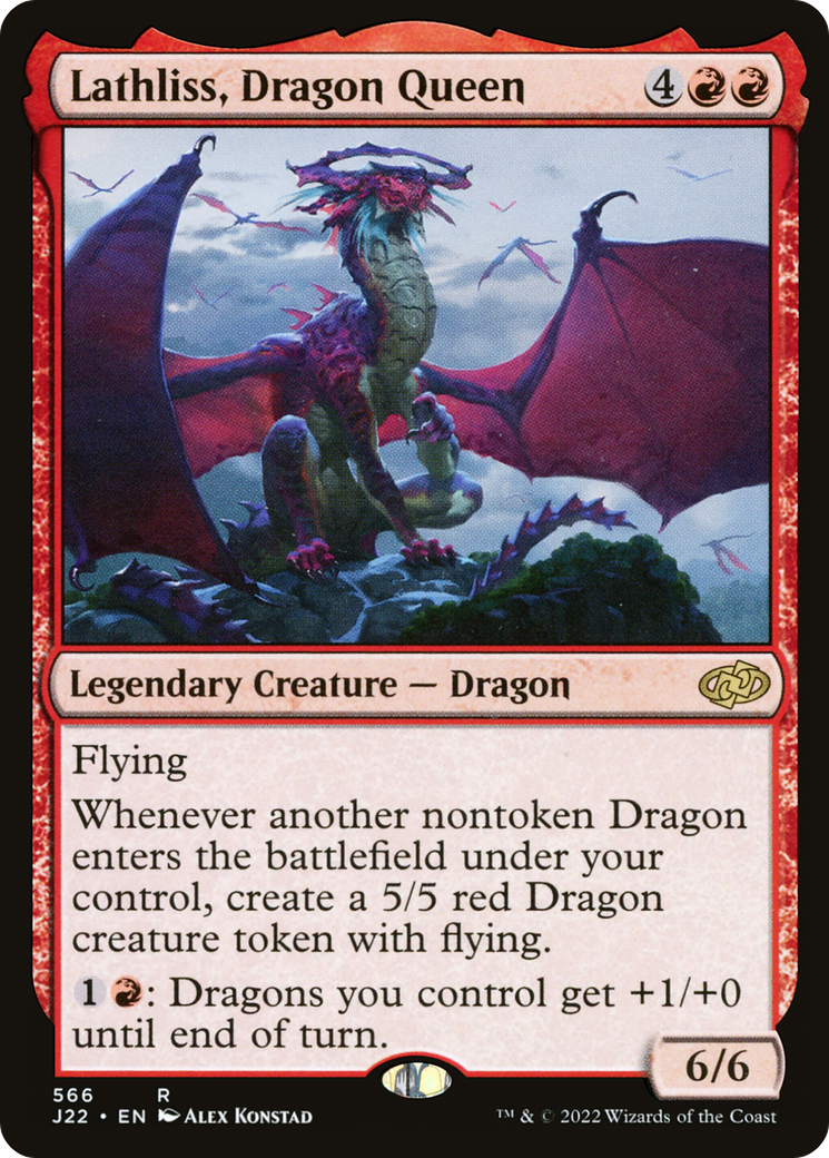 Lathliss, Dragon Queen [Jumpstart 2022] MTG Single Magic: The Gathering | Red Claw Gaming