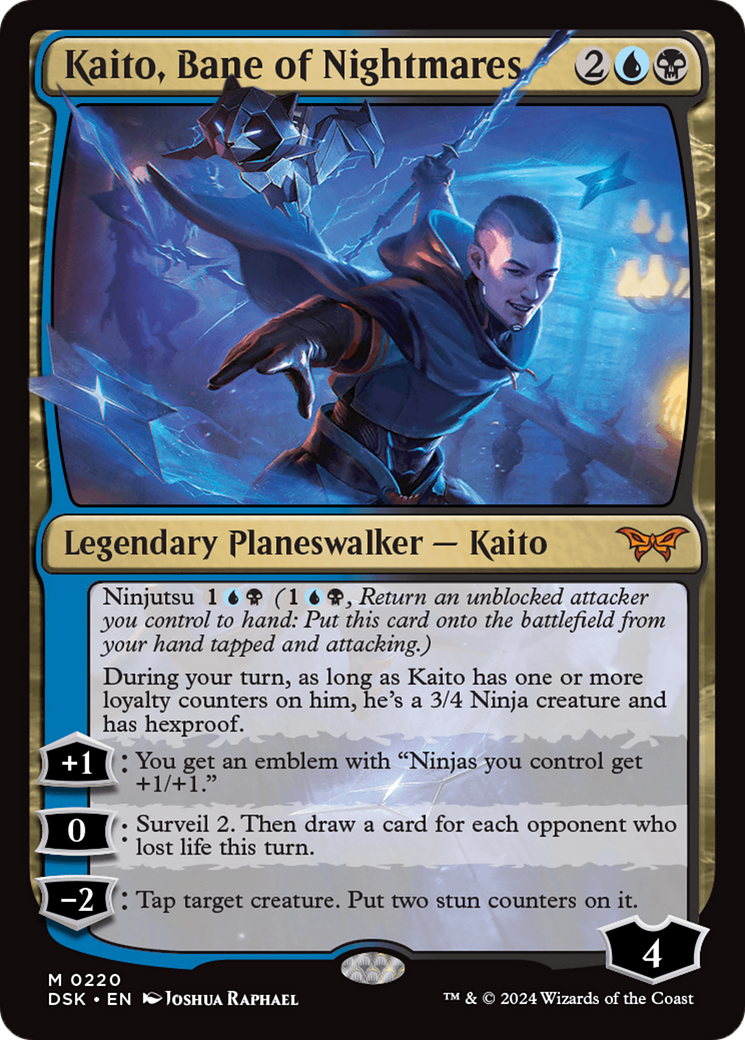 Kaito, Bane of Nightmares [Duskmourn: House of Horror] MTG Single Magic: The Gathering | Red Claw Gaming