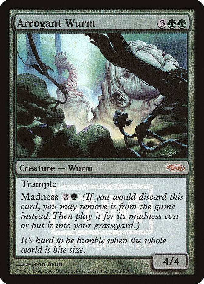 Arrogant Wurm [Friday Night Magic 2006] MTG Single Magic: The Gathering | Red Claw Gaming
