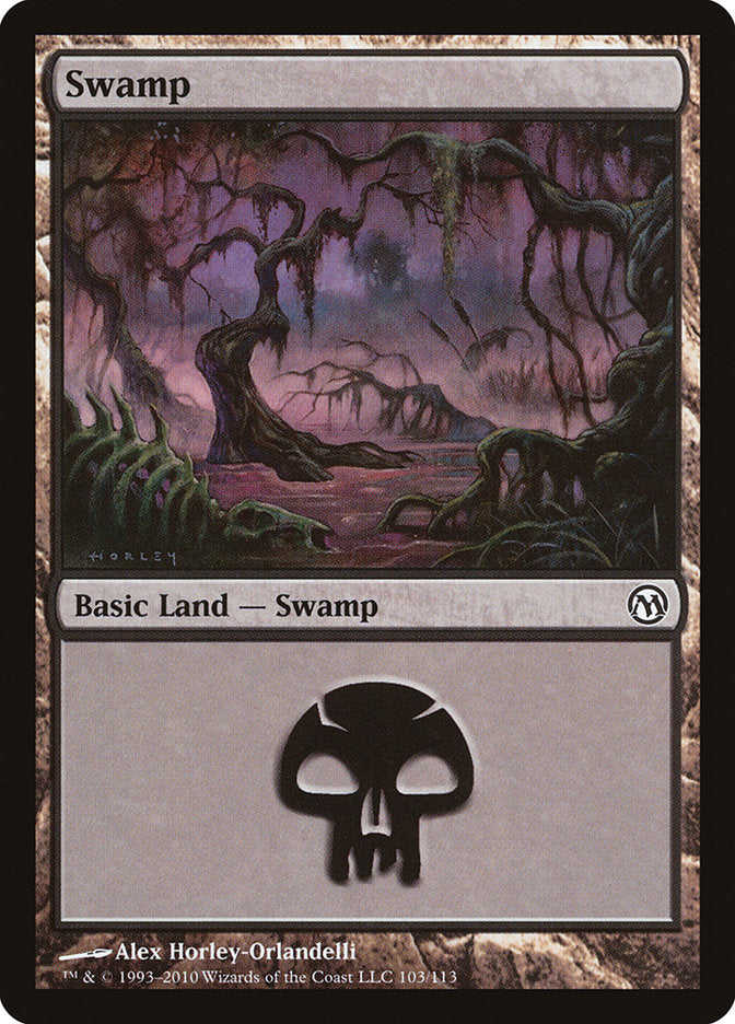 Swamp (103) [Duels of the Planeswalkers] MTG Single Magic: The Gathering | Red Claw Gaming