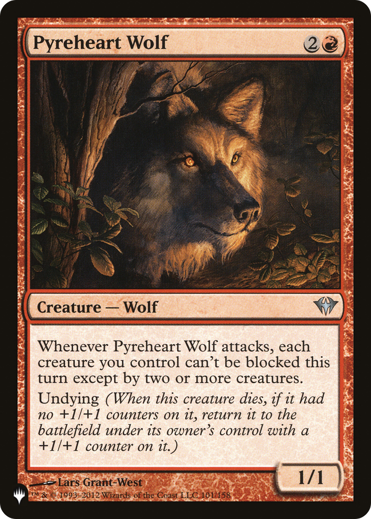 Pyreheart Wolf [The List] MTG Single Magic: The Gathering | Red Claw Gaming
