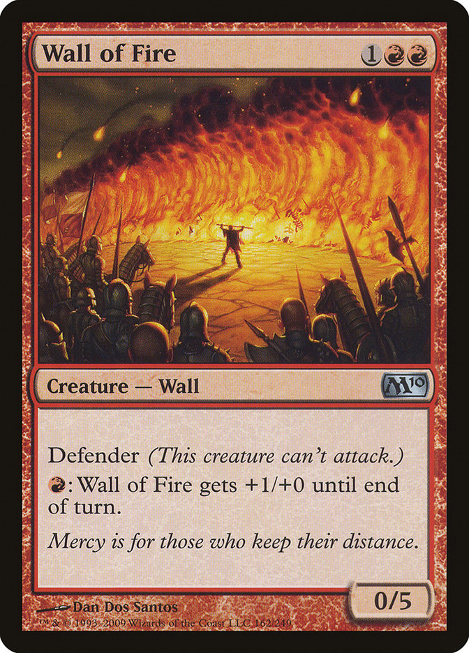 Wall of Fire [Magic 2010] MTG Single Magic: The Gathering | Red Claw Gaming