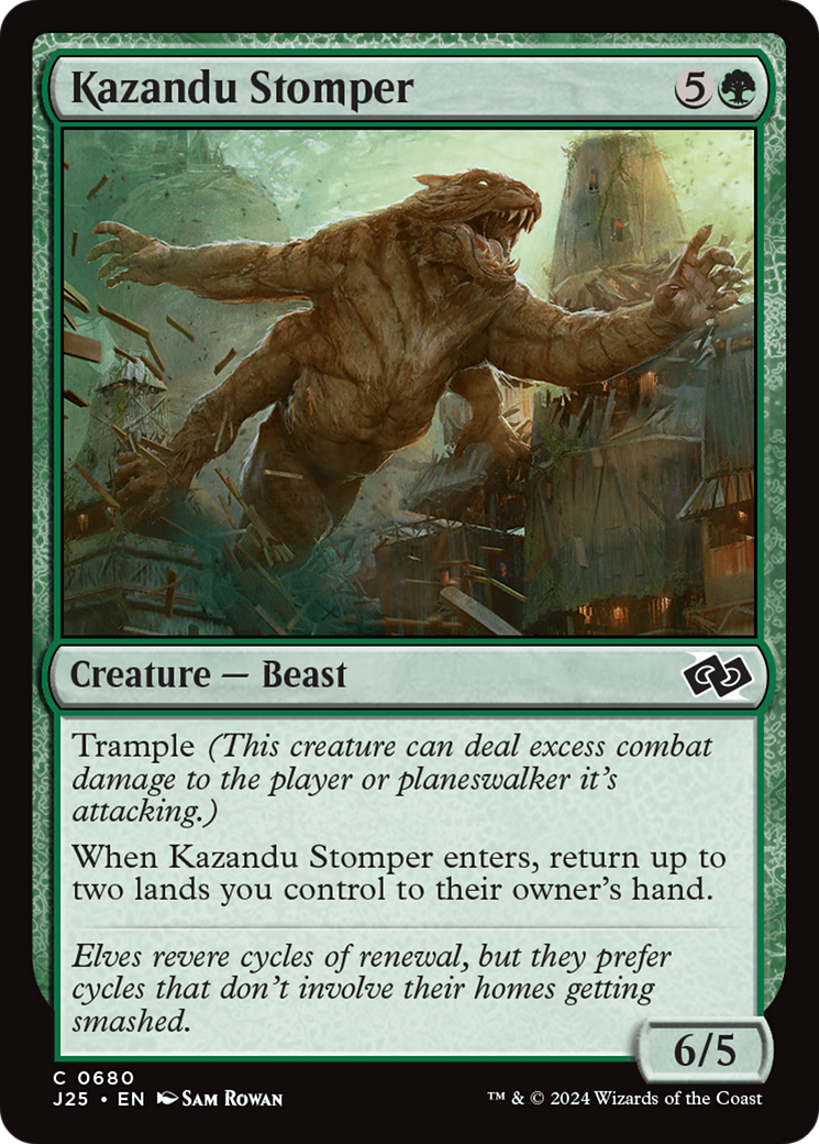 Kazandu Stomper [Foundations Jumpstart] MTG Single Magic: The Gathering | Red Claw Gaming
