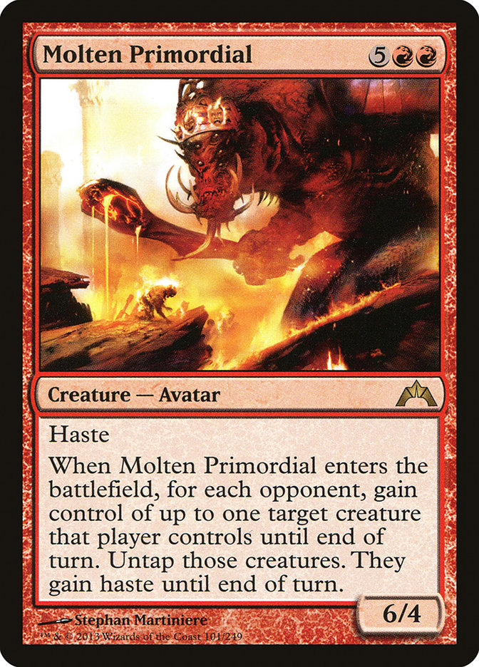 Molten Primordial [Gatecrash] MTG Single Magic: The Gathering | Red Claw Gaming