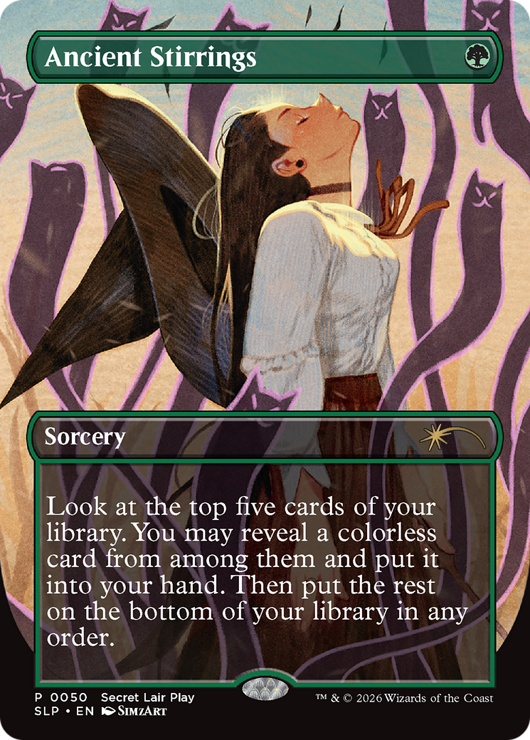 Ancient Stirrings [Secret Lair Showdown] MTG Single Magic: The Gathering | Red Claw Gaming