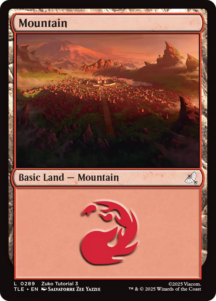 Mountain (0289) [Avatar: The Last Airbender: Eternal-Legal] MTG Single Magic: The Gathering | Red Claw Gaming