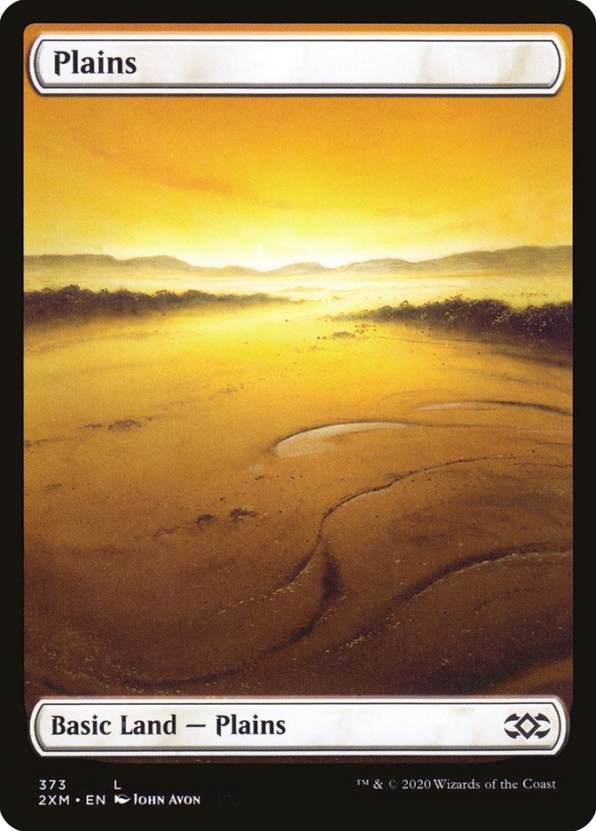 Plains (373) [Double Masters] MTG Single Magic: The Gathering | Red Claw Gaming
