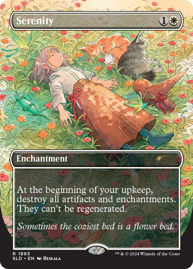 Serenity (Rainbow Foil) [Secret Lair Drop Series] MTG Single Magic: The Gathering | Red Claw Gaming