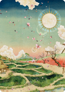 Plains 1 Art Card [Kamigawa: Neon Dynasty Art Series] MTG Single Magic: The Gathering | Red Claw Gaming