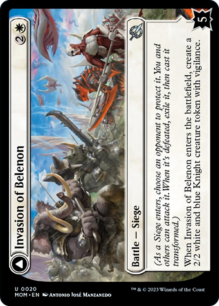 Invasion of Belenon // Belenon War Antherm [March of the Machine] MTG Single Magic: The Gathering    | Red Claw Gaming