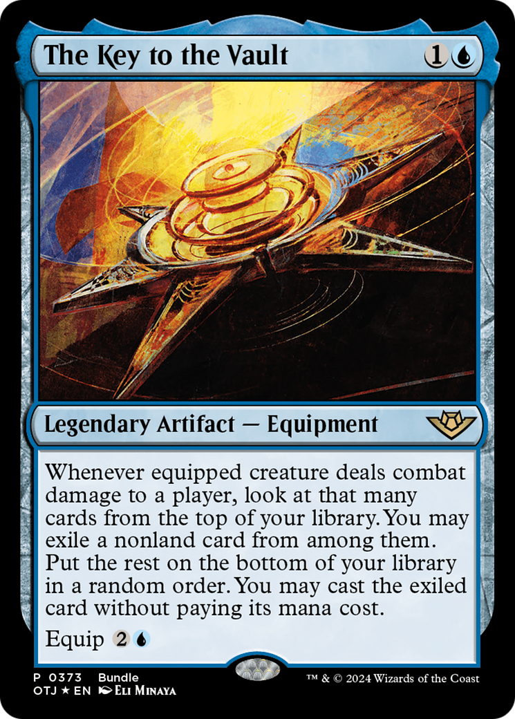 The Key to the Vault (OTJ Bundle) [Outlaws of Thunder Junction Promos] MTG Single Magic: The Gathering | Red Claw Gaming